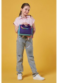 Resim Coral High Kids Mor Rainbow Fermuarlı Thermo Beslenme Çantası 11872 