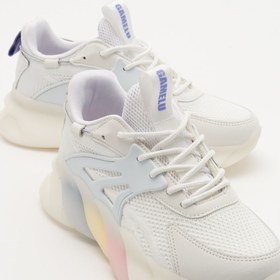 Resim GAMELU Care Kadın Beyaz Renkli Tarz Memory Foam Air Bosth Yürüyüş Sneaker Spor Ayakkabısı 