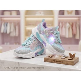 Resim Py26-2229 Pepino Kız Çocuk Işıklı Ayakkabı Bebe-mavi 