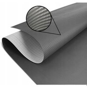 Resim KrcDisplay (152cmx1mt) Füme Karbon Folyo 3d Hava Kanallı Araç Kaplama Folyosu 