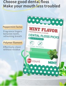 Resim 750/300/150/50 Adet Torbalı Nane Diş İpi - Nefesi Tazeler, Temiz Ağız - Her Zaman İş Ve Geziler İçin Mevcuttur, Arkadaşlar Yap Çıplak 