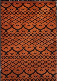 Resim Vivaldi Halı Mira 5001 Terra Serisi Salon Oturma Yatak Odası Halısı Turuncu 