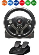 Resim Subsonic Direksiyon Seti Superdrive PS3/PS4/PC/XBOXONE/XBOX360 SV-250 Gaming Oyun Oyuncu Direksiyonu 