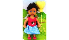 Resim MCM Group Cute Girl Sarı Balonlu Kumral Mini Bebek 