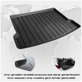 Resim Toyota Uyumlu yaris üst bagaj havuzu paspası 2020+ Rizline 