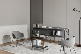 Resim ELLA OFİS TAKIMI, ANTRASİT 
