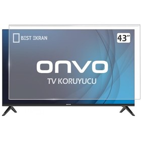 Resim Bestekran Onvo Uyumlu 43" 109 Ekran Tv Ekran Koruyucu 