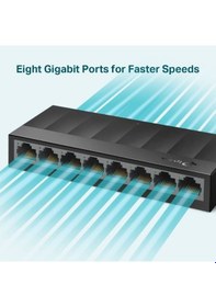 Resim TP-Link LS1008G 8 Port 10/100/1000 Mbps Gigabit Switch 