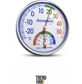 Resim Trendhane Analog Termometre & Higrometre | Sıcaklık ve Nem Ölçer | Duvar ve Masa Tipi – Mekanik Çalışma 
