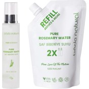 Resim Mena Rise Bade Natural Biberiye Dökülme Karşıtı ve Güçlendirici Refill Saç Bakım Seti 