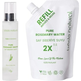 Resim Mena Rise Bade Natural Biberiye Dökülme Karşıtı ve Güçlendirici Refill Saç Bakım Seti 