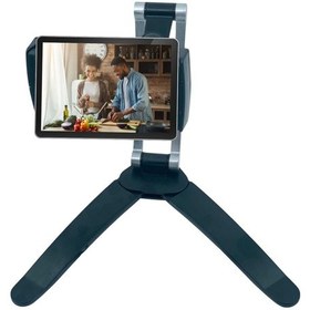 Resim Bucuks 360 Derece Dönebilen Mutfak Masaüstü Telefon Tablet Tutucu Ayarlanabilir Esnek Ayaklı Metal Renkli 