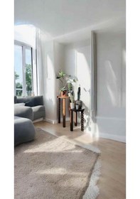 Resim Ahşap 2 Li Set Mantar Yan Sehpa Fiskos Modern Ceviz Renk Kahverengi 