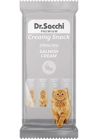 Resim Dr.sacchi Creamy Snack Somonlu Sıvı Kısırlaştırılmış Kedi Ödülü 4x14 Gr 109-30035.01 