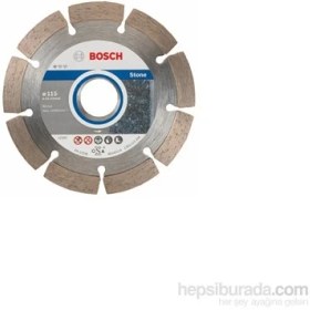 Resim Bosch - Standard Seri Taş İçin Elmas Kesme Diski - 9+1 Set - 115 X 22,23 X 1,6 X 10 Mm 
