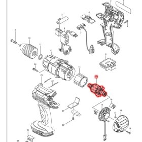 Resim Makita BHP451 Endüvi Ürün Kodu 619165-3 