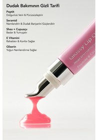 Resim Aurelia Geneve Glossy Lip Oil Nemlendirici Etkili Renkli Lip Balm Marshmallow 12 ML 