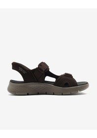 Resim Skechers Go Walk Flex Sandal - Easy Entry Erkek Kahverengi Sandalet 229210 Brn Kahverengi 