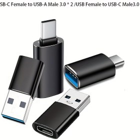 Resim USB Adaptörü, Type C Dişi A Erkek Şarj Cihazı Dönüştürücü, USB C Erkek USB 3.0 Dişi OTG Dönüştürücü iPhone 16 15 14 13 Plus Pro Max, Apple Watch, Airpods, S24 Ultra, OTG USB C-Blac 
