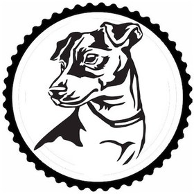 Resim Sevimli Köpek Tasarım 4.model Sticker 10 X 10 Cm 