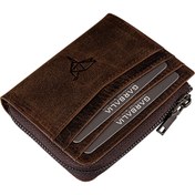Resim Garbalia Unisex Crazy Kahverengi Para Portföy Fıgo 