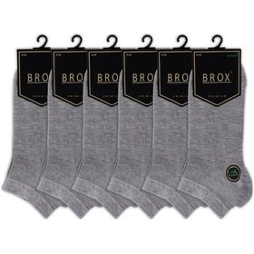 Resim A Classe Brox Erkek Asorti Bambu Dikişsiz Parfümlü Patik 6'Li Çok Renkli Siyah 