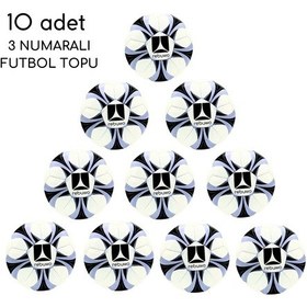 Resim Rebuwo El Dikişli Futbol Topu 3 Numara Futbol Topu Sert Zemin Fut Çok Renkli 