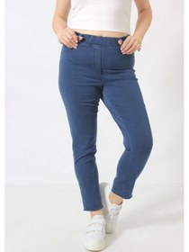 Resim Moda Berray P-105 Gizli Cep Detaylı Toparlayıcı Puntoroma Lacivert Tayt Lacivert 