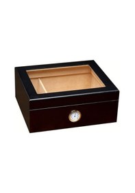 Resim Ltng Humidor, Siyah Çakmak, Siyah Kesici Puro Başlangıç Seti - Pkt-bsetı 