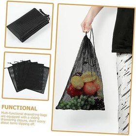 Resim KOMBIUDA File Saklama Çantaları 10lu Set Bağcıklı Erkek Ve Kız Yüzme Çantası Çamaşırhane Golf Ekipmanları Kompakt Siyah 