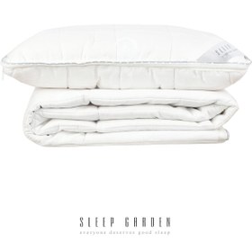 Resim Sleep Garden %100 Organik Pamuk Bebek Yorgan Ve Yastık Seti Tela Çantalı 