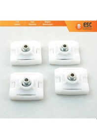 Resim Mercedes için 4 Adet Tüm Kapılar Cam Kriko Klipsi A 1267200042 N11.9695 