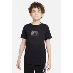 Resim Qivi Owl For Kuş Baskılı Unisex Çocuk Siyah T-Shirt 