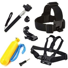 Resim Sjcam Sj4000 Aksiyon Kamera 7 Parça Aksesuar Başlangıç Set St007 Çok Renkli 