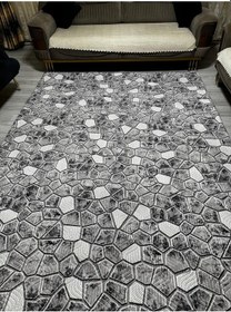 Resim Sarar 6m² Lastiksiz Halı Örtüsü Kayma Yapmaz Gri 