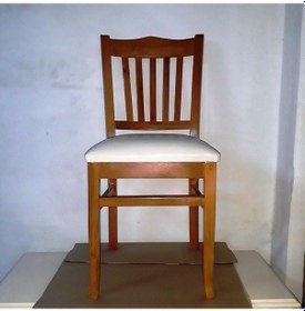 Resim Bengimobilya Sandalye Çıtalı Kayın Model Torna Retro Iskelet Parlak Beyaz Örgü 