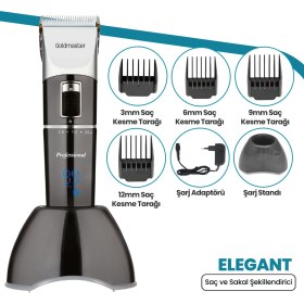 Resim Goldmaster Elegant Gm-7147 Saç Kesme Makinesi 