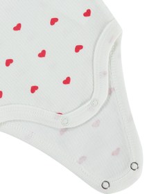 Resim Civil Baby Kalp Empirme 0-3 Yaş Çıtçıtlı Badi - Ekru - Ekru / 3-4 Yaş 