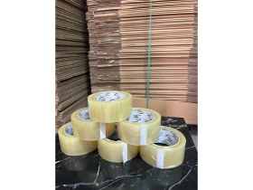 Resim Aybaş Kağıtçılık Koli Bandı , Yapışkanlı 6'Lı Koli Bant 