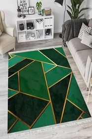 Resim Modern Westa Kaymaz Tabanlı Yıkanabilir Antibakteriyel Dijital Baskı Modern Halı Kilim, MD-0043B-WST-100X400 