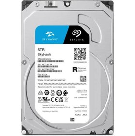 Resim Seagate 3.5" 6tb Skyhawk St6000vx009 5900 Rpm 256mb Sata-3 Güvenlik Diski 