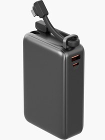 Resim ENERGEA ComPac Ultra67 20.000 mAh 2 Adet 67W Type-C ve 18W USB Çıkışlı Ekstra 100W Kablolu PD Hızlı Şarj Powerbank - Koyu Gri 