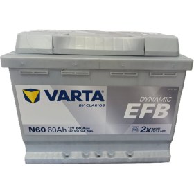 Resim Varta 60 Ah. 640A (En) Start Stop Efb (Üretim TARİHİ:2026) 
