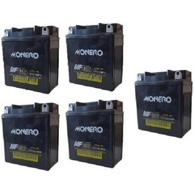 Resim Monero 5 Yüksek 12n5l - Bs - Cub - Ybr 5'li Set Akü Ebatları: 119x60x129mm 