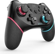 Resim Deepdawn Anahtar Denetleyicisi, Nintendo Switch ile Uyumlu Kablosuz Pro Denetleyici, Programlanabilir İşlevli Kablosuz Gamepad Joystick 2023 Yükseltilmiş Sürüm 