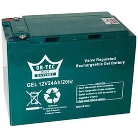 Resim Ortec 12v 24 Amper Akü 1224 