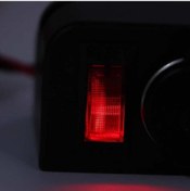 Resim Araba Soketi Splitter Puro Çakmağı 3'ü 1 Arada Çok Fonksiyonlu Usb Şarj Cihazı Voltmetre Güç Adaptörü 