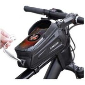 Resim Wondernest Telefon Su Geçirmez Siyah Rockbros Bisiklet Çantası Vq, Dayanıklı Ve Hafif Korumalı Kılıf Siyah 