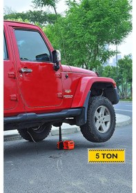 Resim Robo Elektrikli Hidrolik Kriko Hava Pompası Bijon Anahtarı 