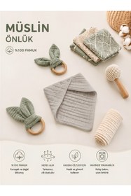 Resim Momynest Müslin Bebek Önlüğü 